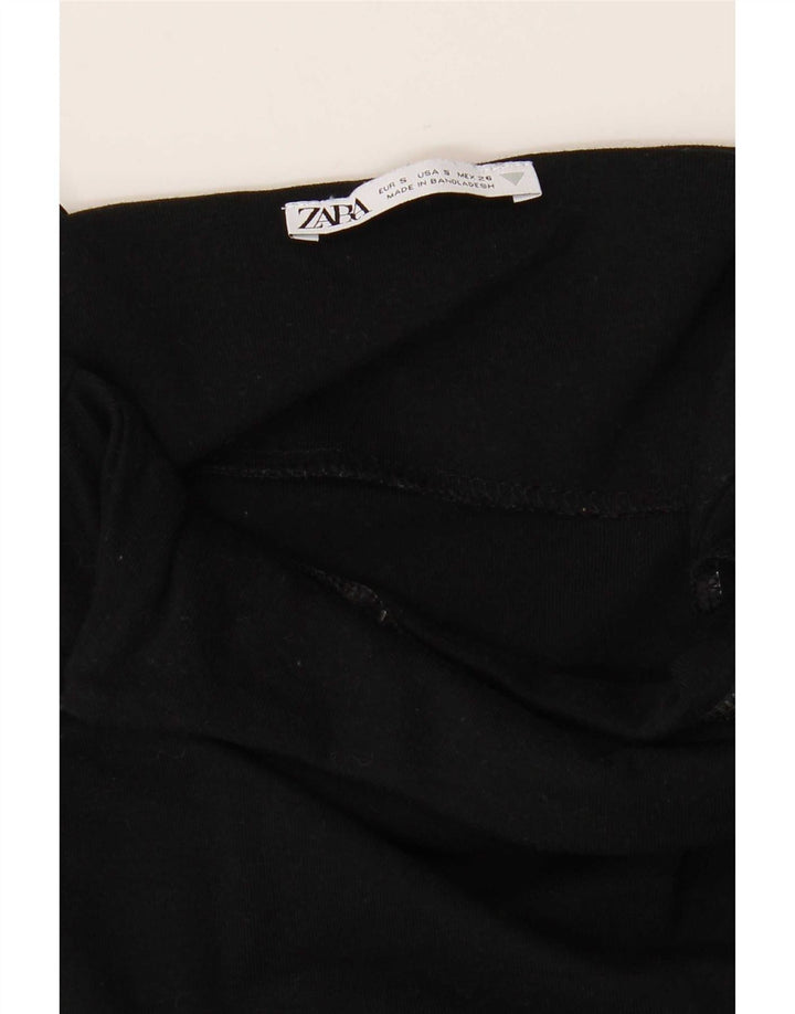 Женское платье-комбинация Zara UK 8, маленькое черное