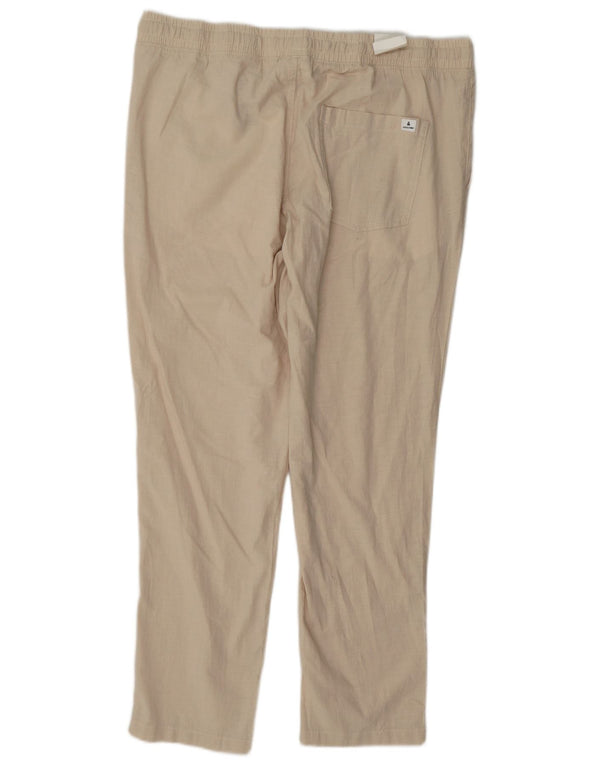 Jack & Jones Мужские брюки-чиносы-морковки XL W38 L30 Бежевые хлопковые