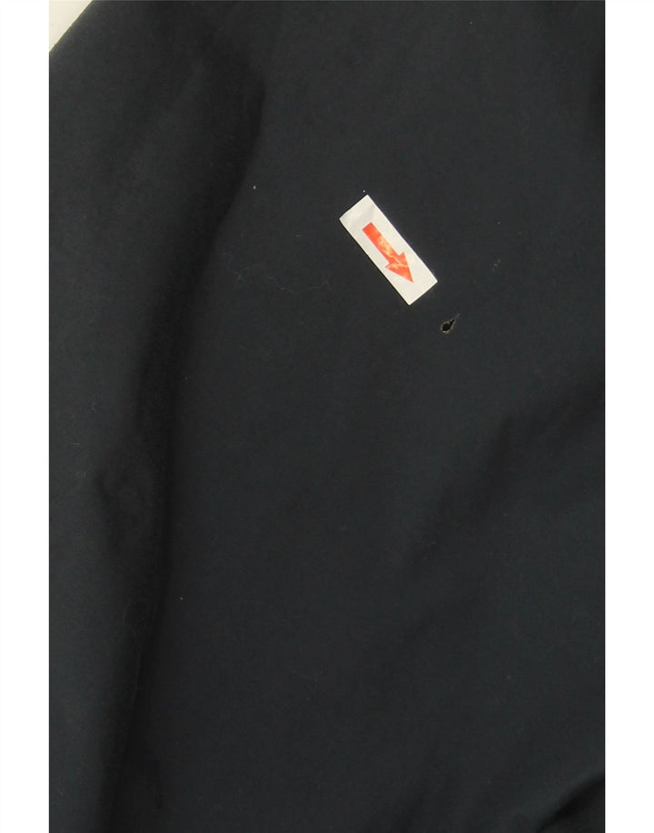 Мужская дождевик с капюшоном JACK WOLFSKIN UK 40/42, большой темно-синий полиамид