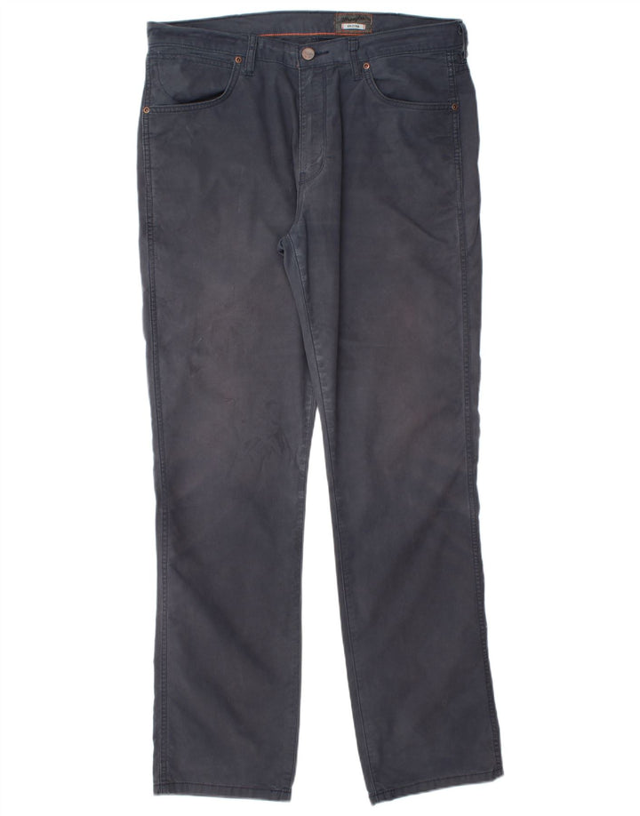 WRANGLER Мужские эластичные прямые повседневные брюки Arizona W36 L34 темно-синие