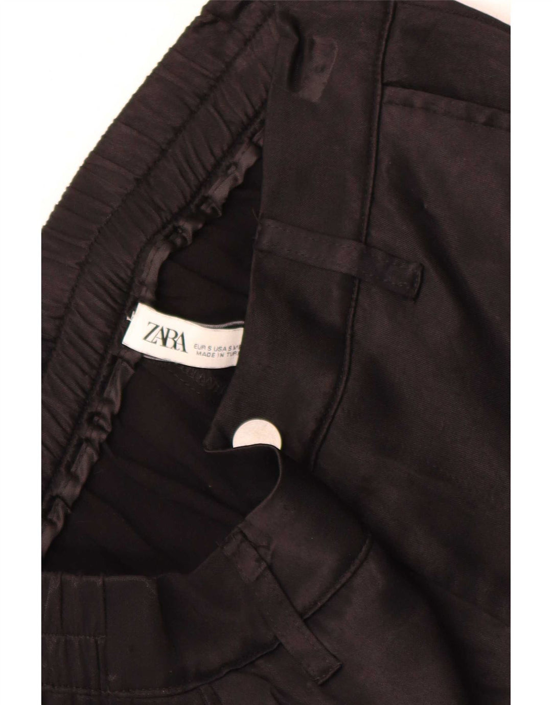Женские брюки-карго Zara для джоггеров, маленькие W26 L28, черные