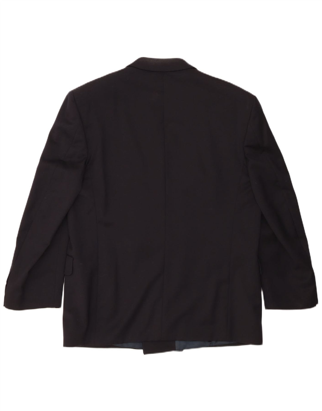 Jaeger Мужской двубортный пиджак IT 54 2XL Темно-синий шерстяной