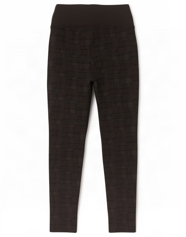 Marks & Spencer Womens Leggings UK 10 Small Black Geometric Viscose