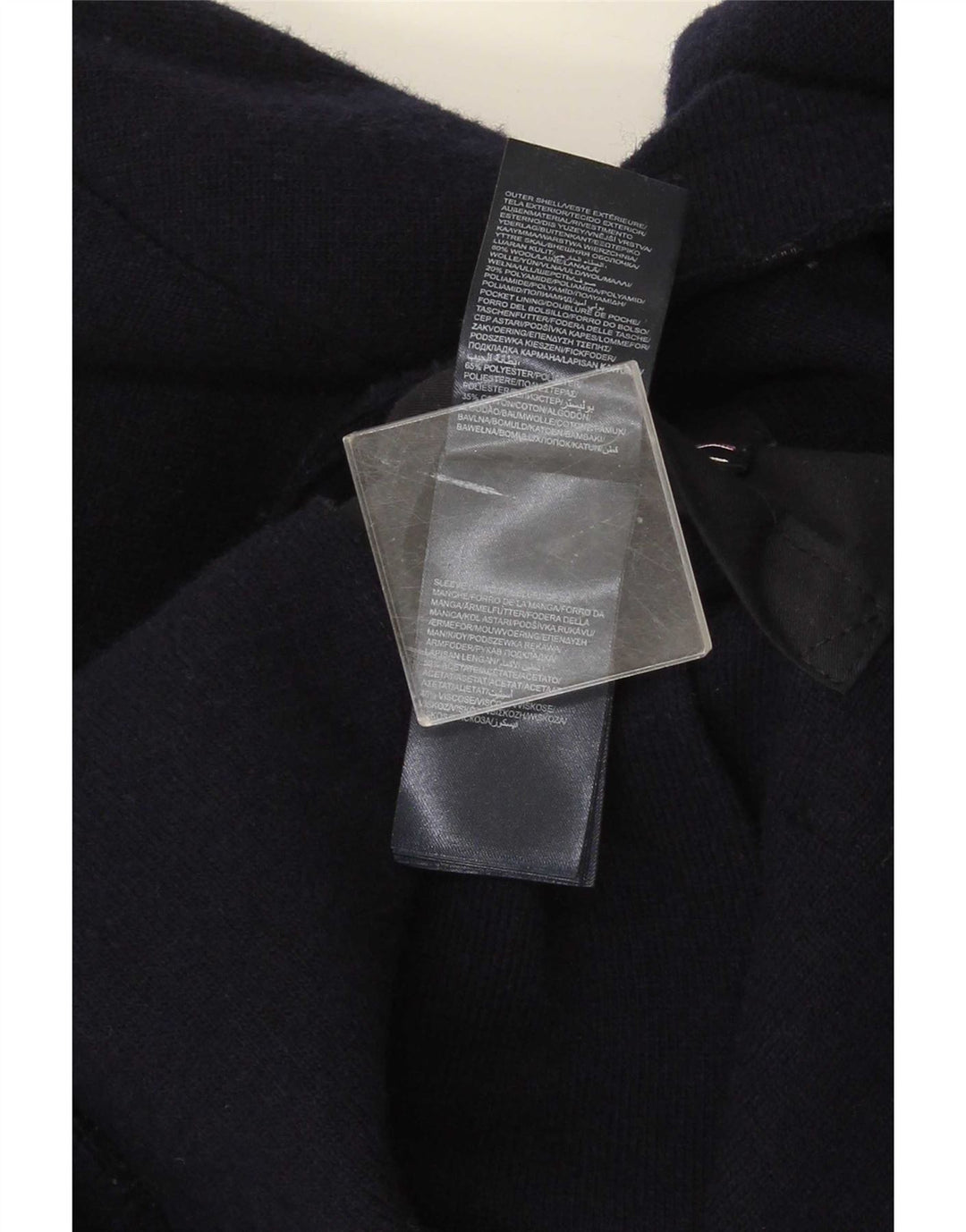 Мужской пиджак Tommy Hilfiger с 3 пуговицами IT 54 2XL Темно-синий, шерсть