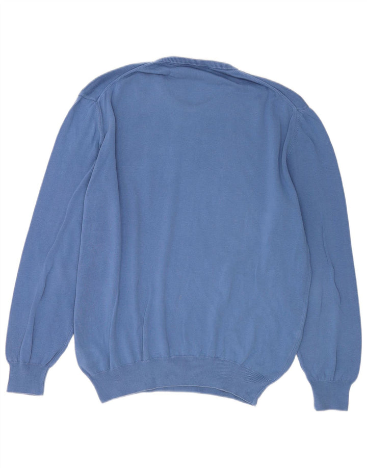 Мужской джемпер с круглым вырезом Fred Perry 2XL, синий хлопок