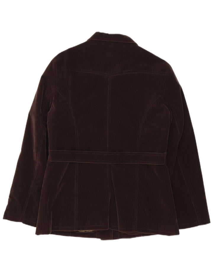 Женский бомбер Bayside Oversized UK 10, маленький коричневый поливинил