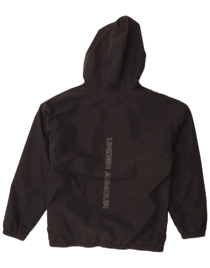 Дождевик с капюшоном и графическим рисунком для мальчиков Under Armour, 13–14 лет, черный