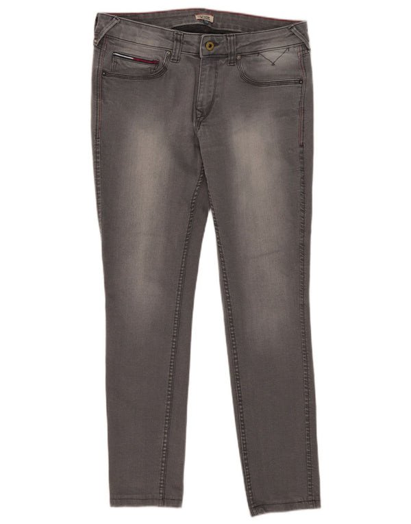 Женские джинсы скинни Tommy Hilfiger W33 L29 Серые, хлопок