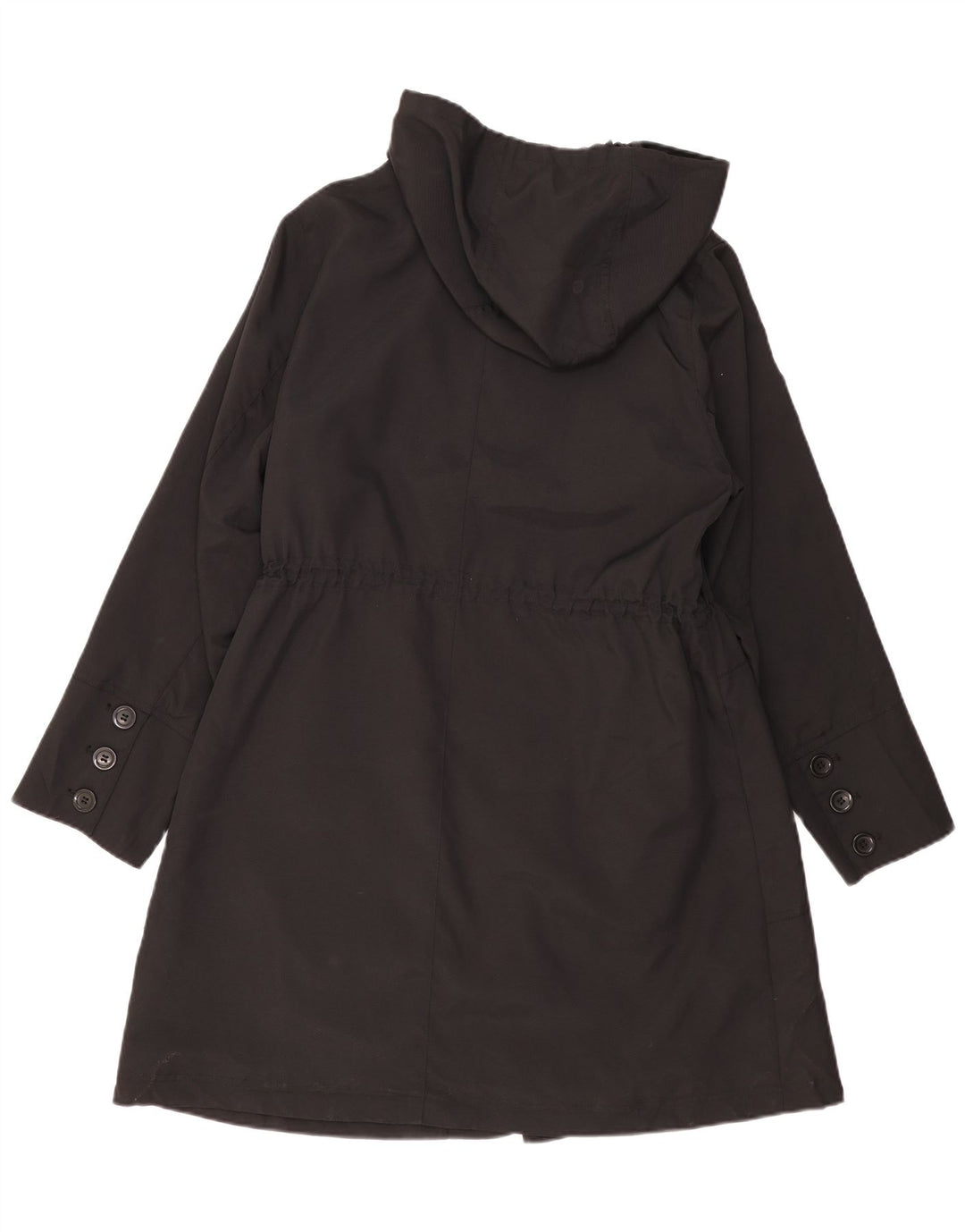 Женская парка Marks & Spencer с капюшоном UK 18 XL, черный полиэстер