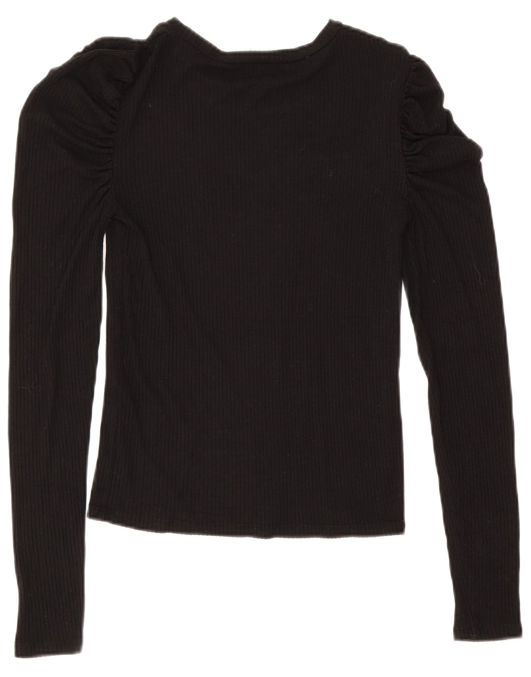 Женская блузка с длинным рукавом Zara UK 12, средний черный