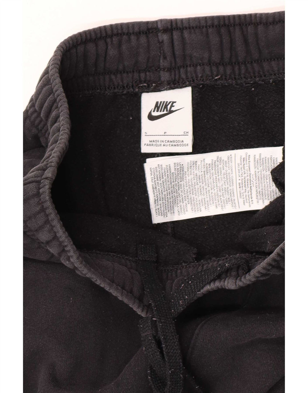 Мужские спортивные брюки-карго Nike, маленькие черные хлопковые брюки-карго