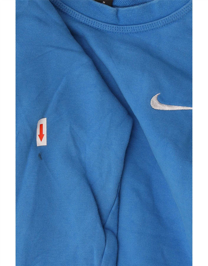 Женский свитер Nike UK 14, хлопковый средний синий цвет
