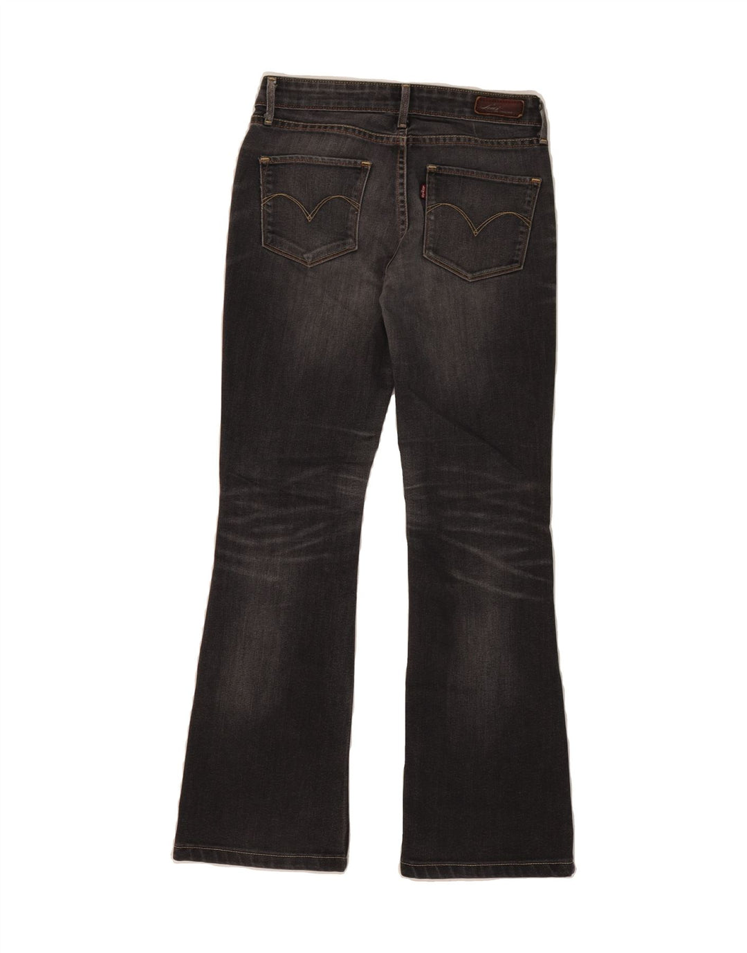 LEVI'S Womens Demi Curve Bootcut Jeans W25 L28 Grey Cotton Vintage Levi's and Second-Hand Levi's from Messina Hembry 
