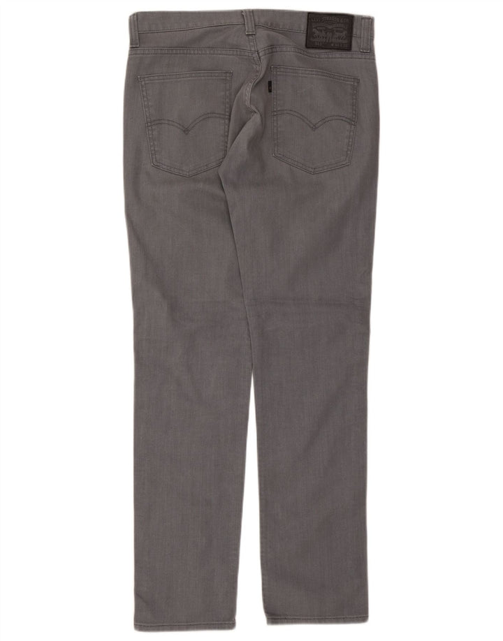 Мужские джинсы Levi's 511 Slim W34 L34 Серые хлопковые