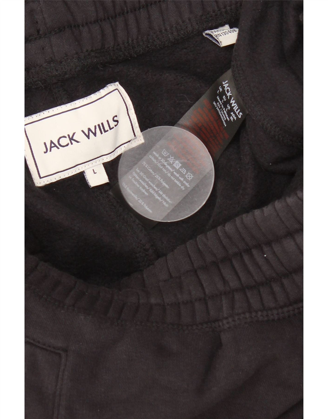 JACK WILLS Мужские спортивные шорты, большие черные хлопковые
