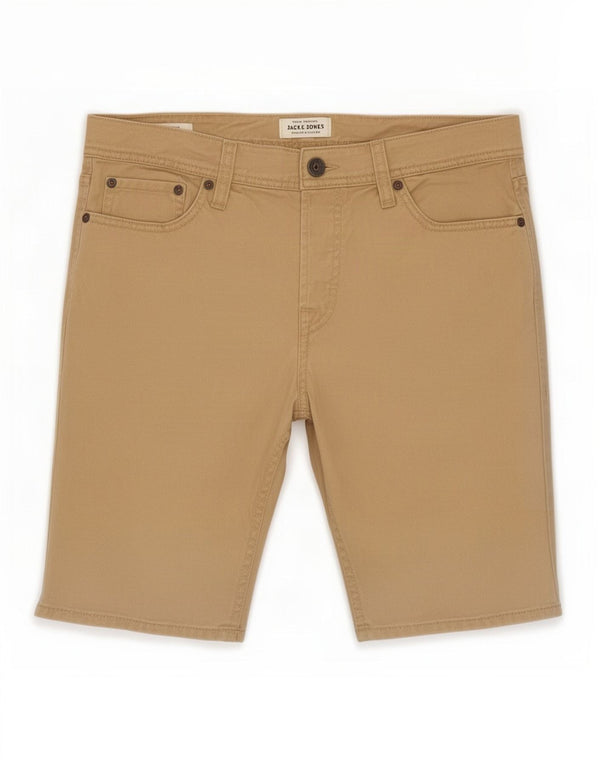 Мужские повседневные шорты Jack & Jones, маленькие W29, бежевые, хлопок