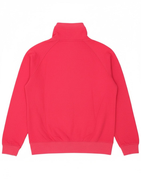 Diadora Womens Tracksuit Top Jacket UK 20 2XL Pink Cotton