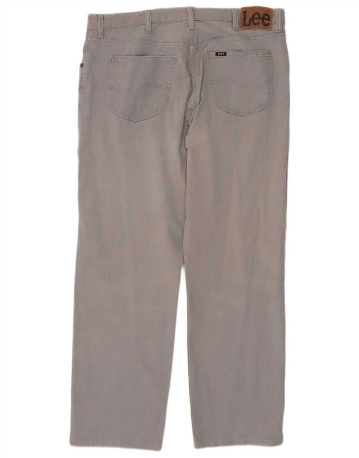 Мужские прямые джинсы Lee Brooklyn W38 L30, серый хлопок