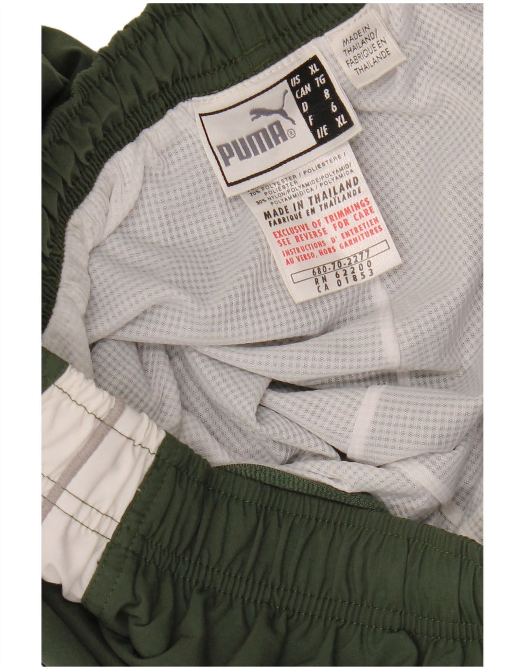 Мужские спортивные брюки PUMA Joggers XL, хаки, нейлон с цветными блоками