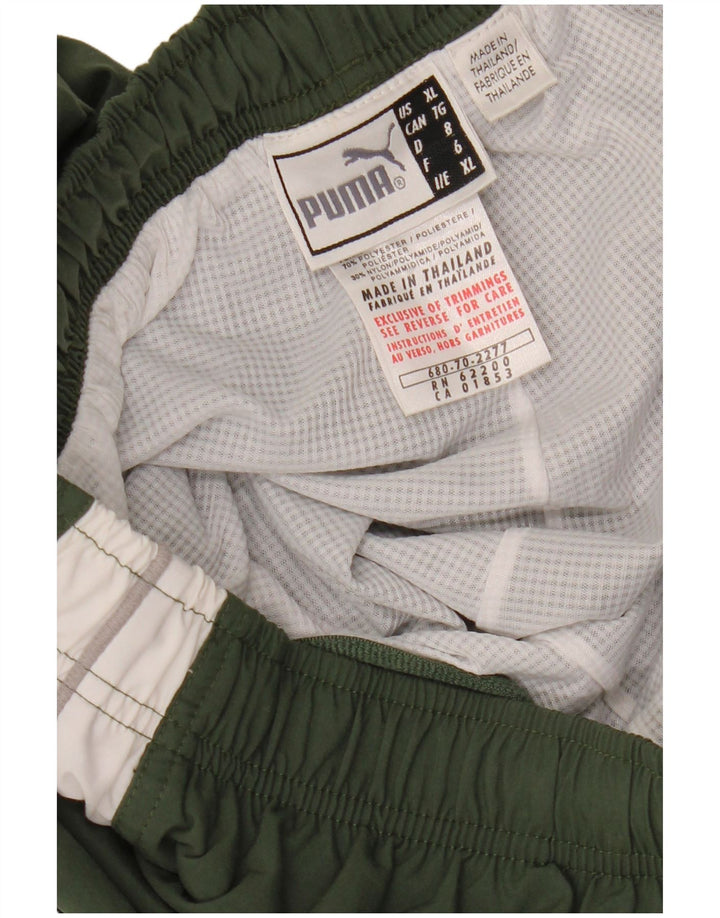 Мужские спортивные брюки PUMA Joggers XL, хаки, нейлон с цветными блоками