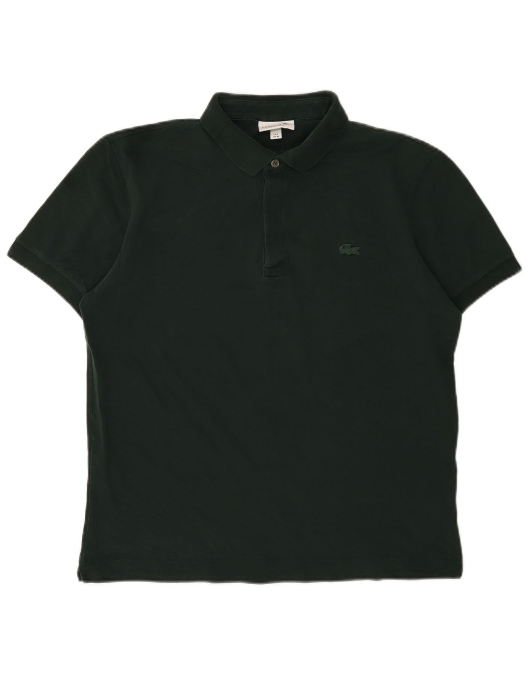 Мужская рубашка-поло стандартного кроя Lacoste, размер 4, средний зеленый хлопок, хлопок