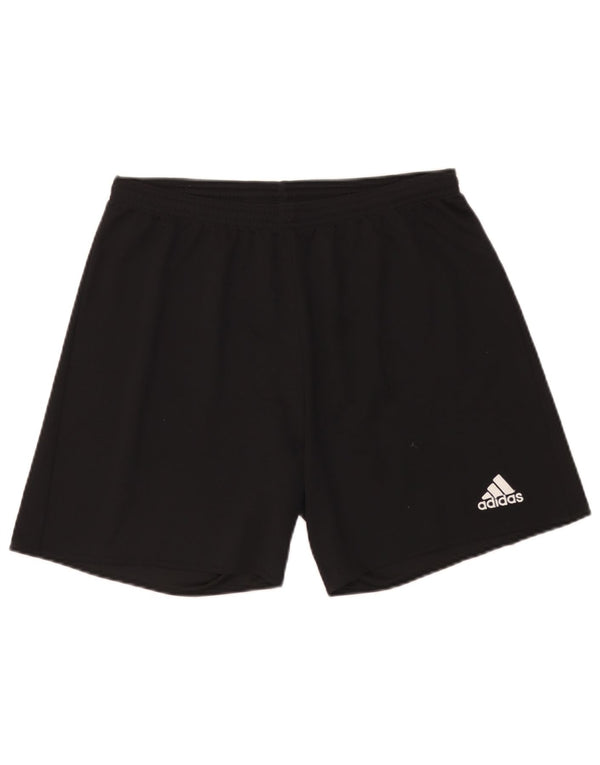 Мужские спортивные шорты Adidas Climalite, большие черные из полиэстера