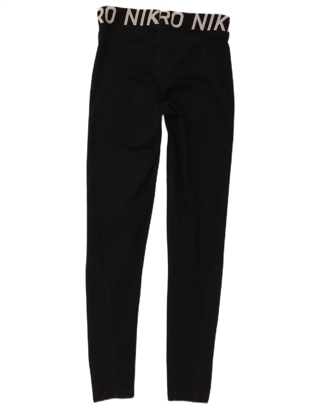 Женские леггинсы с рисунком Nike Dri Fit UK 12, средний черный, полиэстер