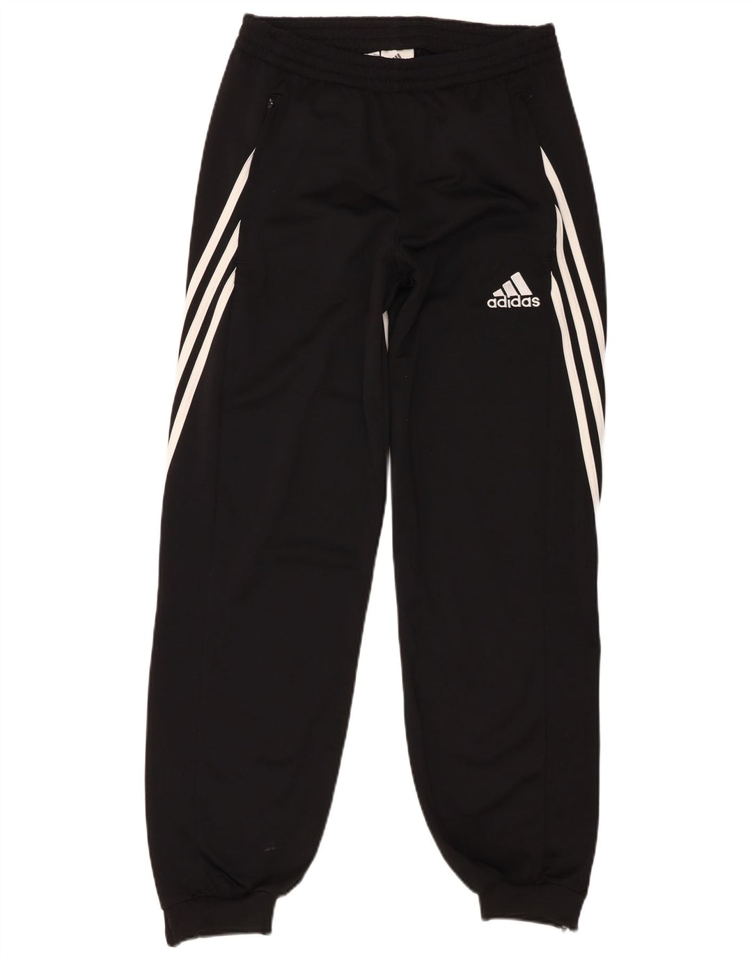 Adidas Мужские спортивные брюки Джоггеры Маленькие черные полиэстер