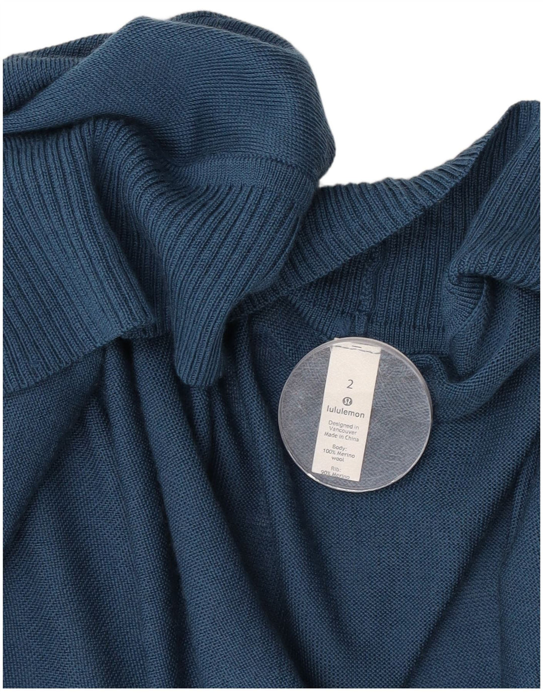 Lululemon Женский длинный длинный открытый кардиган оверсайз, свитер США 2 XS, синий