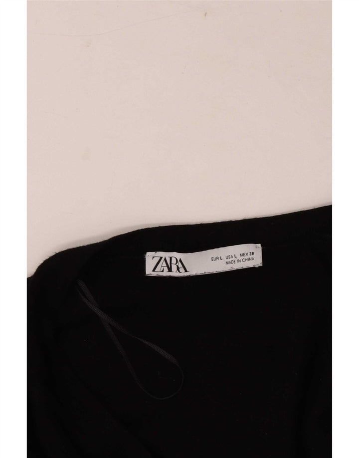 Женский кардиган Zara UK 14, большой черный