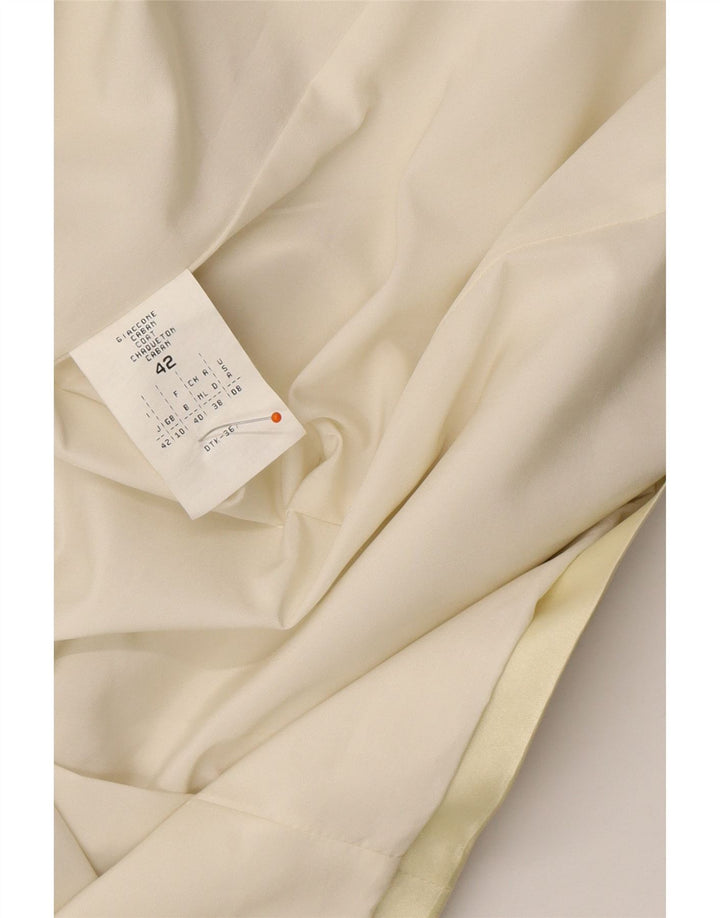 MAX & CO. Womens Double Breasted Blazer Jacket UK 10 Small  Off White Vintage Max & Co. and Second-Hand Max & Co. from Messina Hembry 