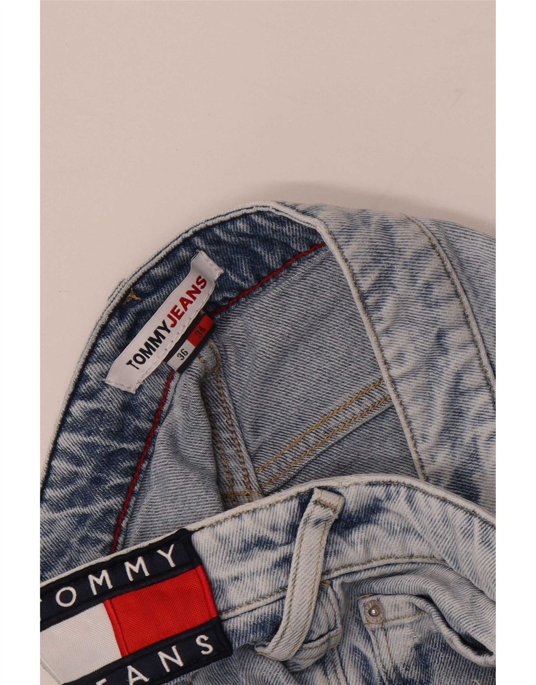 Мужские узкие джинсы Tommy Hilfiger W36 L29 синие
