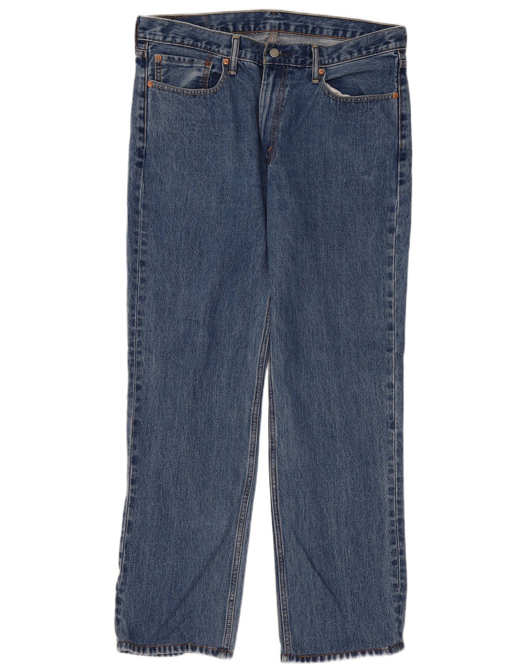 Мужские прямые джинсы Levi's 514 W36 L34 синие, хлопок