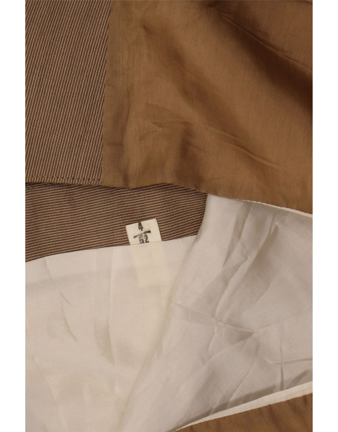 Винтажный мужской жилет IT 52, большой коричневый в тонкую полоску