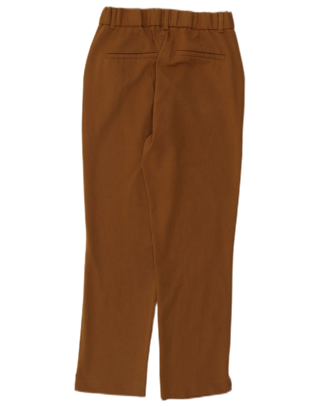 Женские укороченные брюки Zara, маленькие W26 L24, коричневые