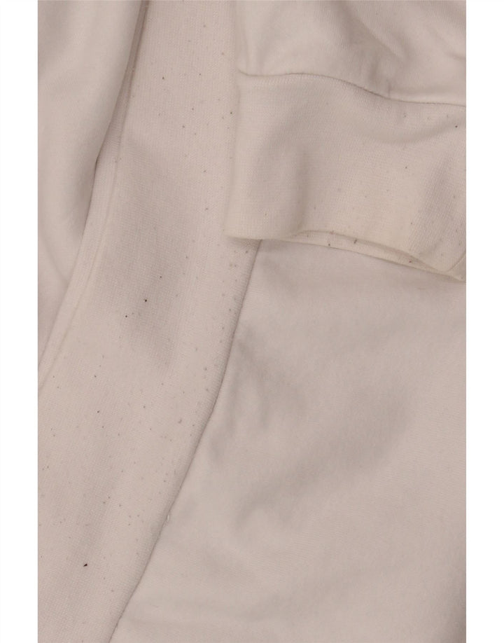 KAPPA Мужской джемпер с капюшоном с рисунком, большой белый, хлопок