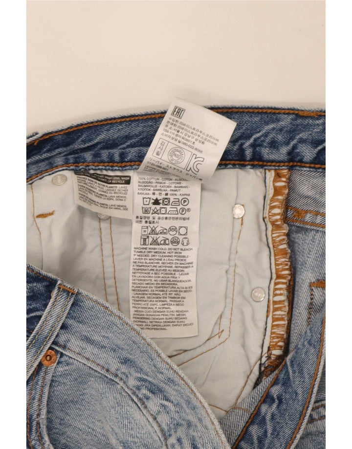 Женские джинсовые шорты Levi's 501 W32, средний синий, хлопок