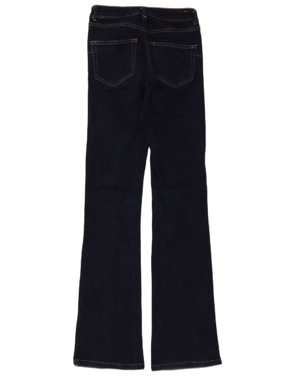 Женские расклешенные джинсы Zara EU 34 2XS W24 L33 Темно-синий хлопок