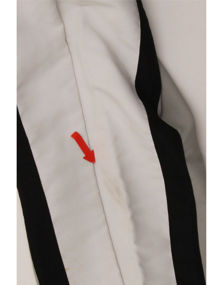 Fila Мужской свитер с капюшоном на молнии, маленький серый, полиэстер с цветными блоками