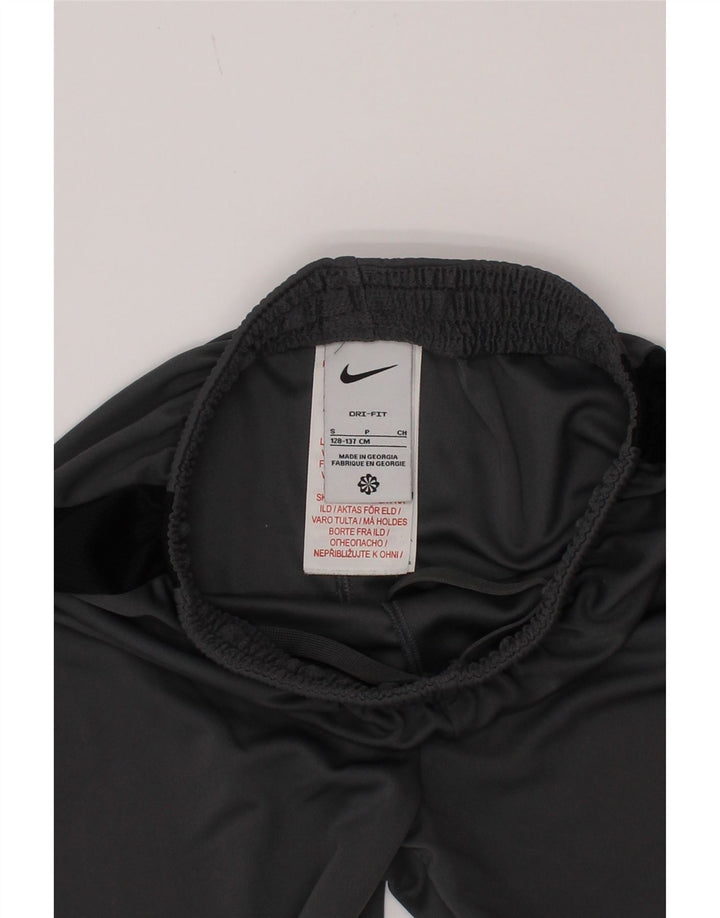 Спортивные шорты Nike Dri Fit для мальчиков, 8–9 лет, маленькие серые, полиэстер с цветными блоками