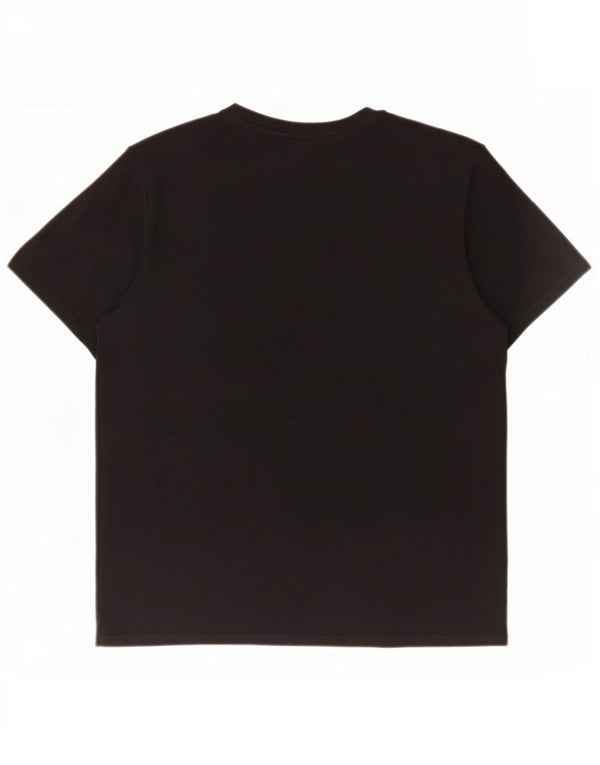 Мужская футболка с рисунком Nike Dri Fit, большая черная
