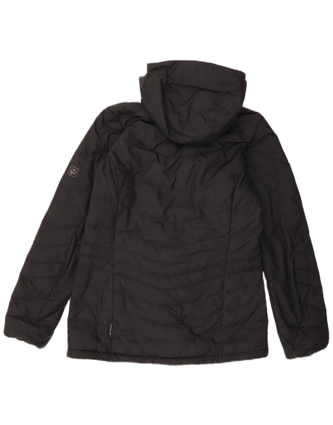 Jack Wolfskin Женская утепленная куртка оверсайз с капюшоном IT 36 XS Черный