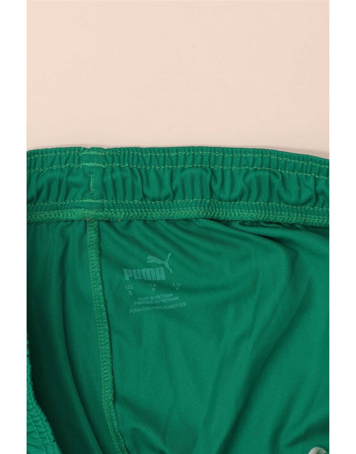 Мужские спортивные шорты Puma, маленькие зеленые цветные блоки