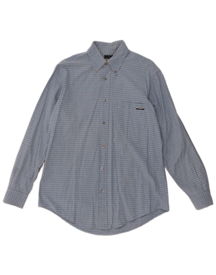 Мужская рубашка Trussardi, большая синяя клетка