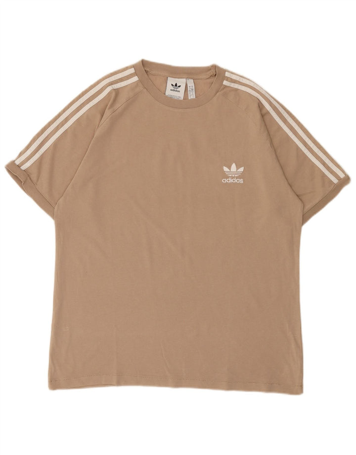 Adidas Мужская футболка Top Large Бежевый хлопок
