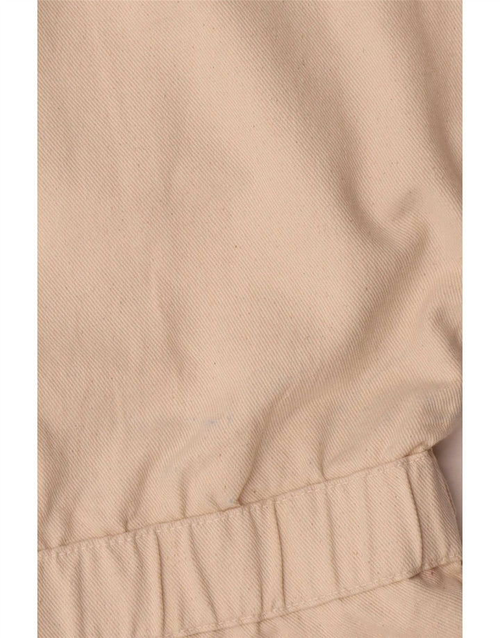 Женский джинсовый комбинезон Zara UK 14, средний бежевый, хлопок