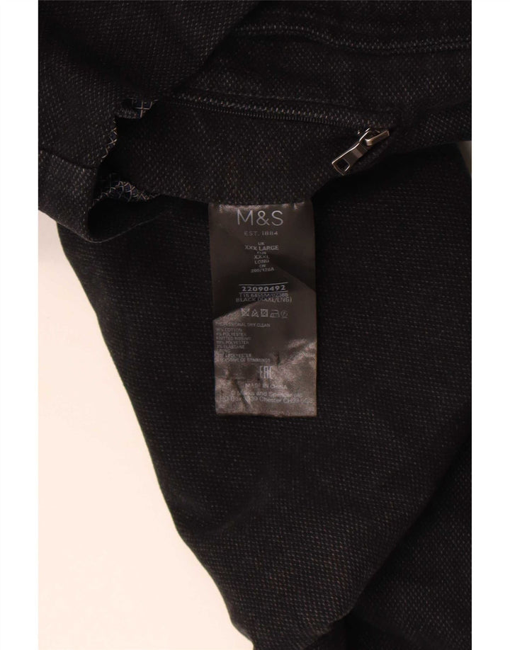 Мужская куртка Marks & Spencer UK 46 3XL, черный хлопок