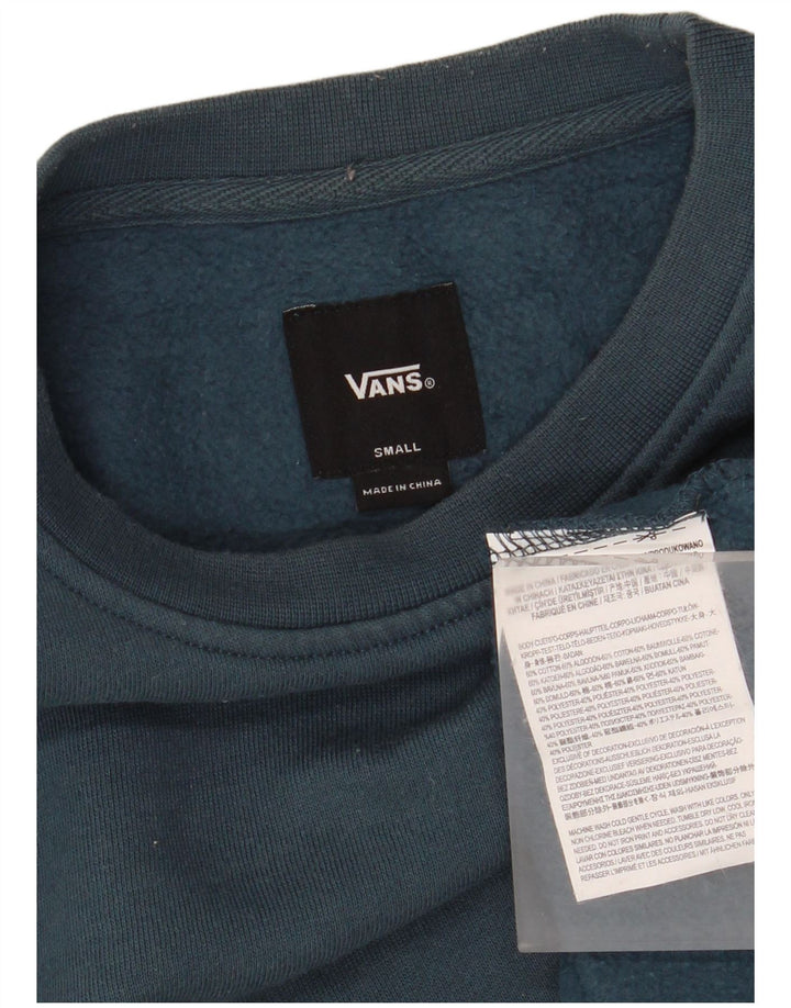 Мужской свитер VANS, маленький синий хлопковый джемпер