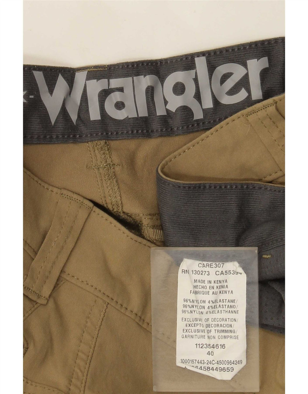 Мужские шорты-карго Wrangler W40 XL, бежевый нейлон