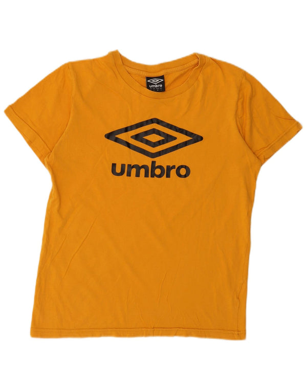 Umbro Мужская футболка с рисунком, маленькая, желтая